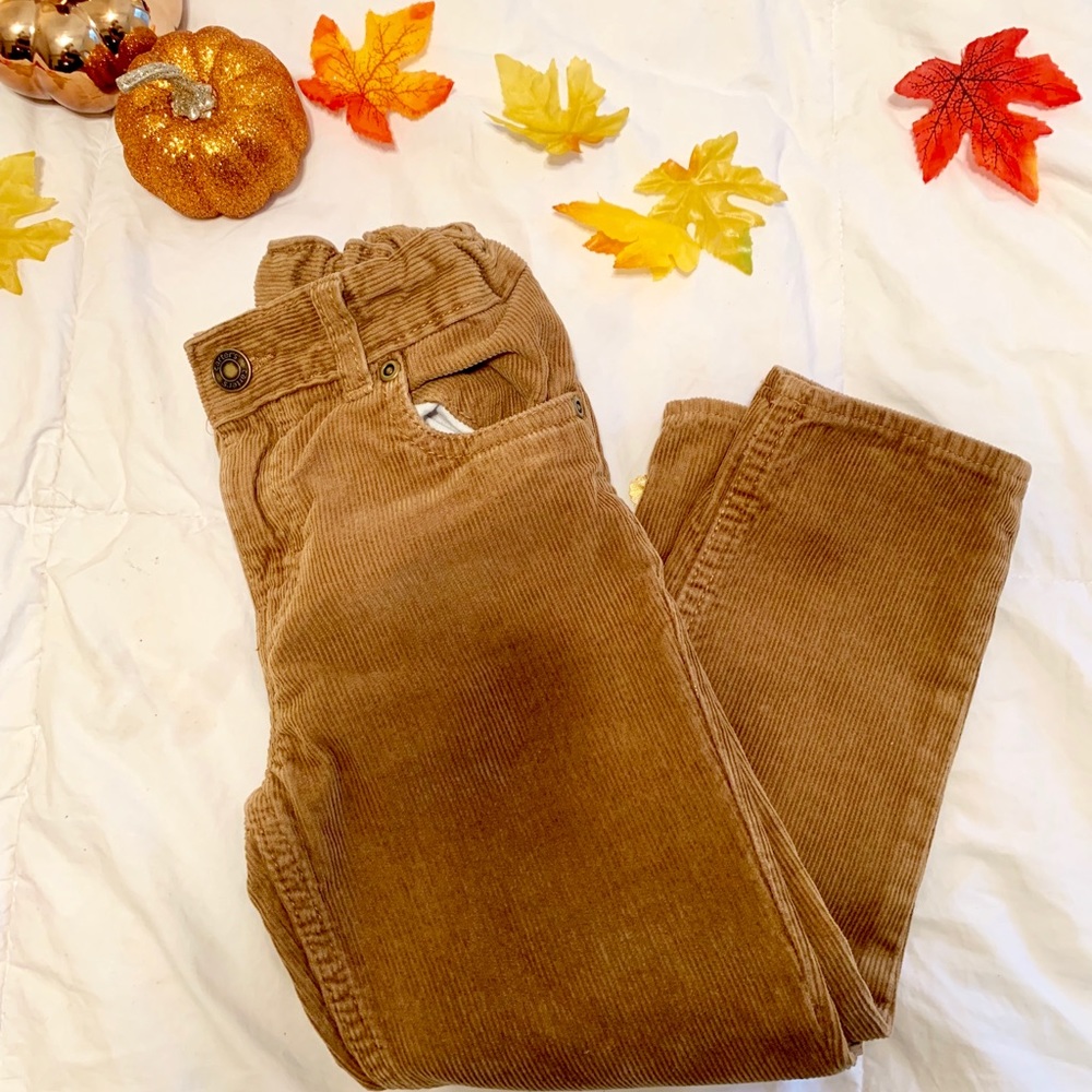 Carter’s Boys 4T Corduroy Pants Neutral Brown EUC